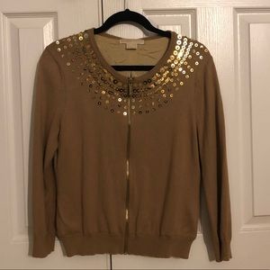 Gold Sequenced Sweater